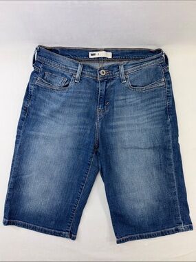 Levi’s Classic Blue Denim Bermuda Shorts